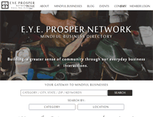 Tablet Screenshot of eyeprosper.com